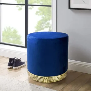 Iris Ottoman – Blue – 17.72 Inches