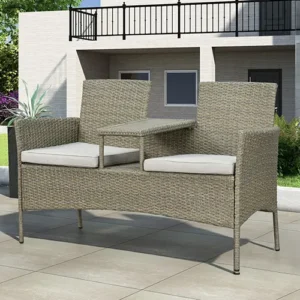 Melaka Malaysian Wicker Outdoor 2 Seater Chair
