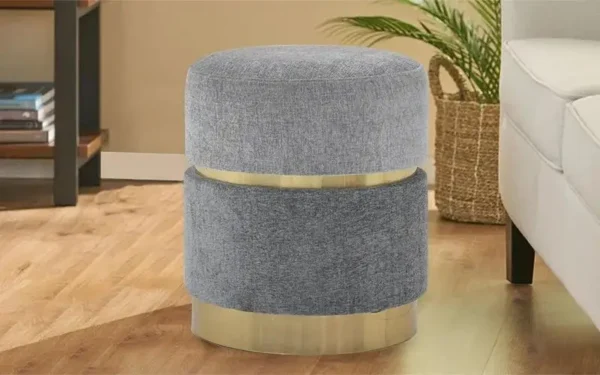 Kobe Ottoman – Grey