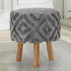 Molfino Ottoman – Silver