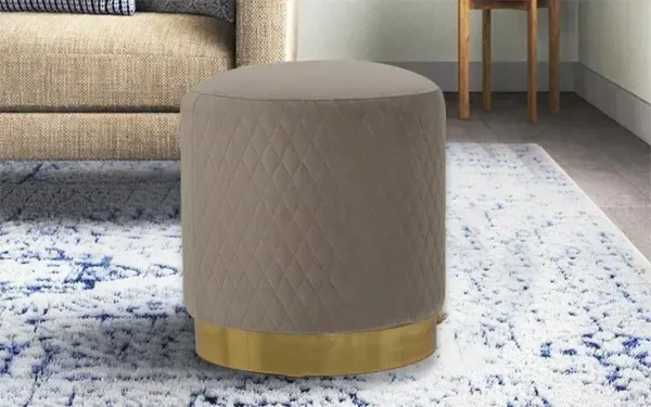 Vector Ottoman – Silver